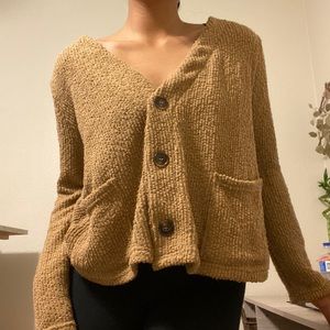 Super Soft Tan Cardigan